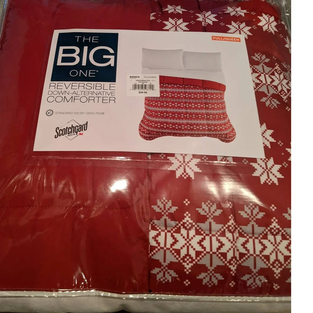 The‎ Big One® Down-Alternative Reversible Comforter NEW $100